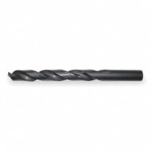 Jobber Drill Bit 3/32 Inch High Speed Steel Black Oxide Right Hand Cutting 135 Degree Point Angle for Metal Plastic Wood
