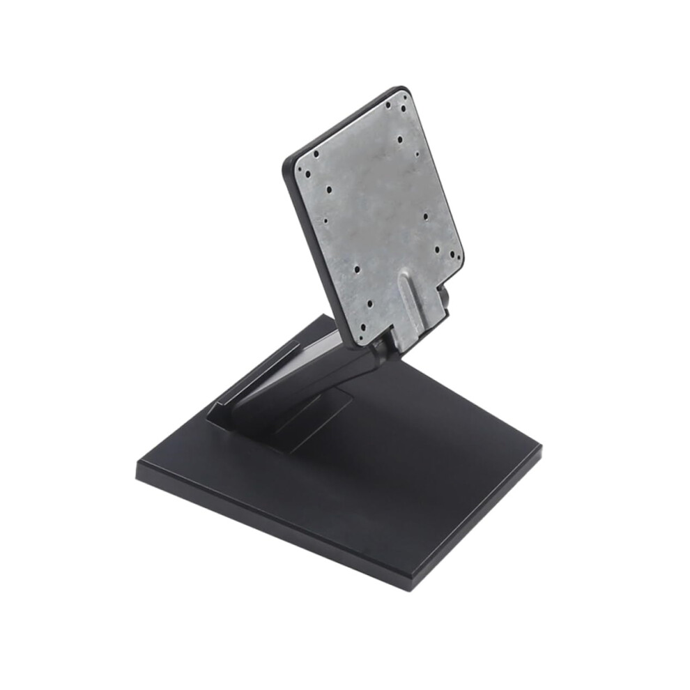 Lcd Computer Monitor Stand With Drawers, Iron Wide Base, 6.5Kg Load Capacity, Folding Design Desk Organizer 6038364508485