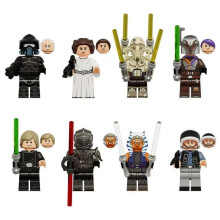 8pcs Star Wars character Luke Skywalker Minifigures Toys