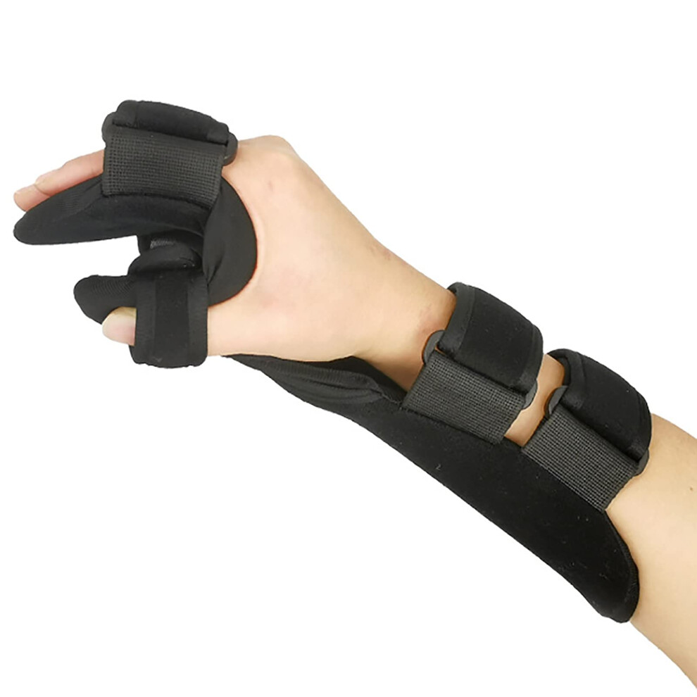 Stroke Resting Hand Splint for Nighttime Support, Immobilizer for Thumb Fracture, Tendinitis, Arthritis, and Sprains