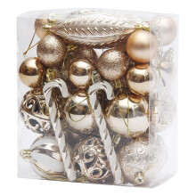 (Coffee) 40 pcs Christmas Balls Home Decor for Christmas