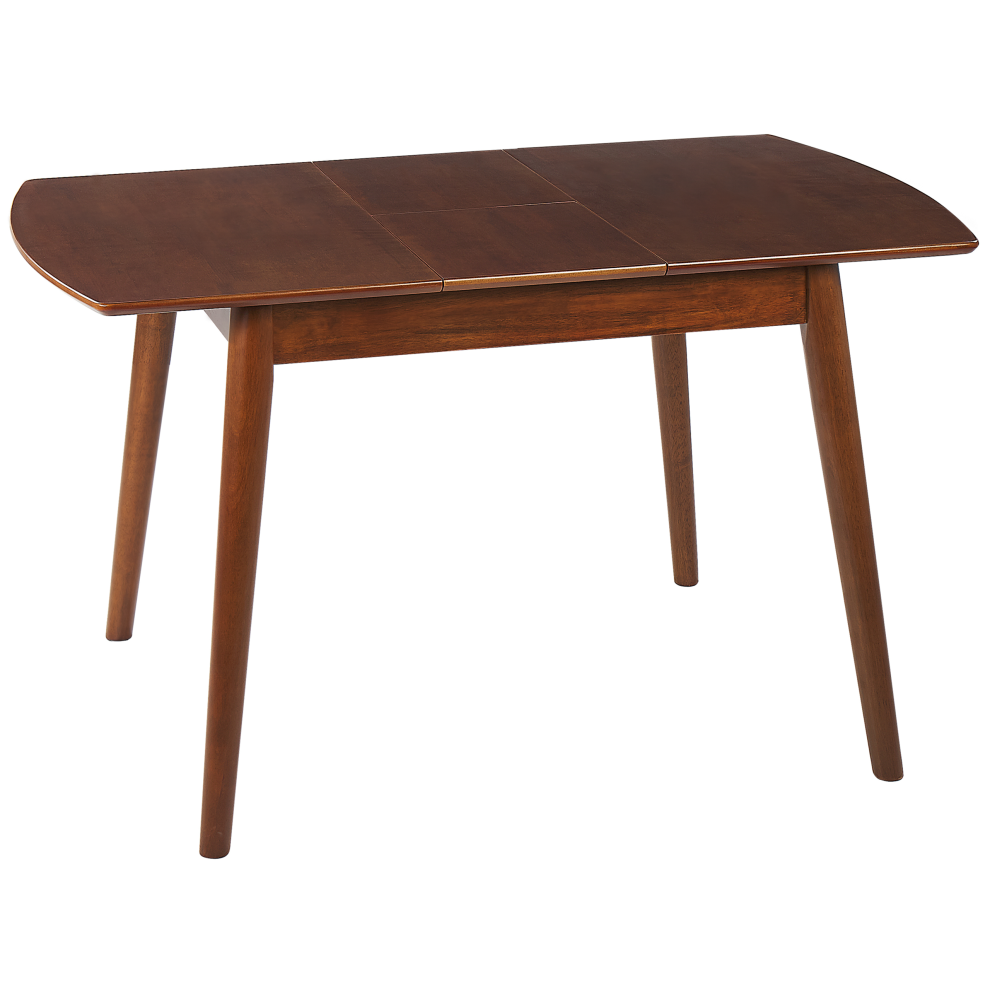 Extending Dining Table TOMS Dark Brown 100/130 cm 80 cm