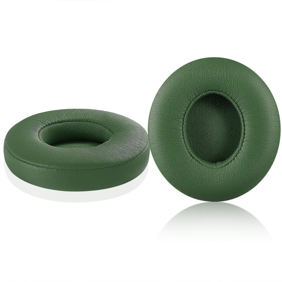Replacement Earpads For Beats Solo 2.0/3.0, Turf Memory Foam Ear Cushions For Wireless On-Ear Headphones Green 6038364508874