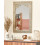 Beliani Wall Mirror PALI 60 cm 90 cm Metal Gold 2