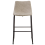 Beliani Set of 2 Bar Chairs FRANKS Beige 5