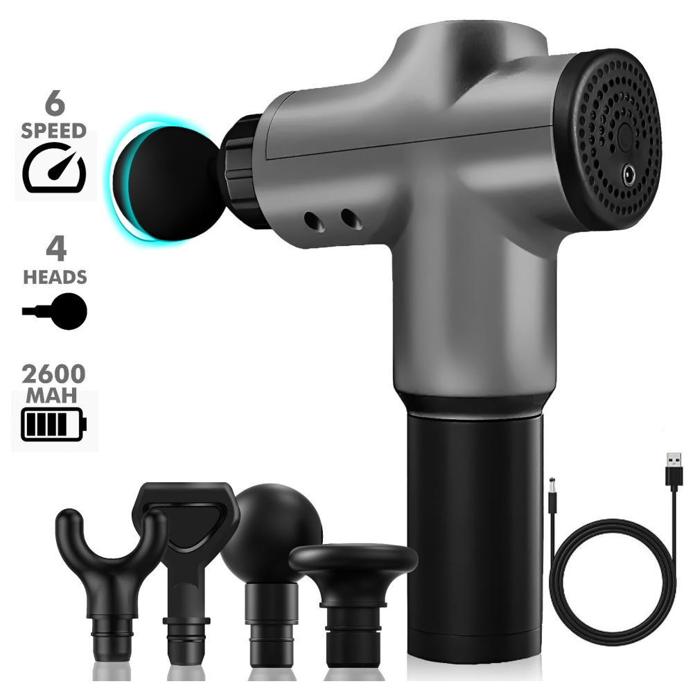 Massage Gun Deep Percussion Massager Muscle Vibration Tissue Relaxing Therapy UK