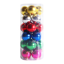 (Multicolor) 24 pcs Christmas Balls Christmas Decorations