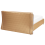 Beliani Bed Leather PARIS 180 x 200 cm (EU Super King) Gold 4