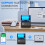 Receipt Thermal Printer,Portable Mini Thermal Printer 2 inch Wireless USB Receipt Bill Ticket Printer 3