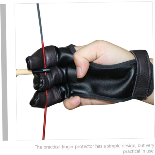 Finger Protector Finger Bow Release with Adjustable Wrist and Thumb Brace for Archery Stabilizer Accessories 2