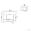 Beliani Coffee Table QUINCY Tempered Glass Marble/ Gold 3