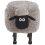 Beliani Storage Animal Stool SHEEP Fabric Grey 4