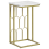Beliani Side Table PANDALE White Marble 1