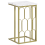 Beliani Side Table PANDALE White Marble 5