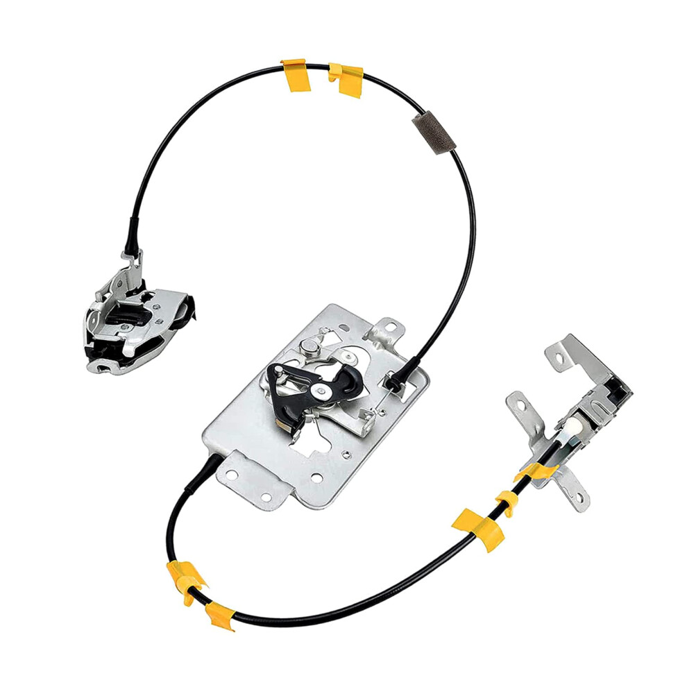 Rear Door Lock Latch & Cable Assembly For Ford F150 Extended Cab Pickup Left Driver Side Upper Lower Replacement 6L3z-18264A01-B 8L3z-18264A01-B 6447073882685