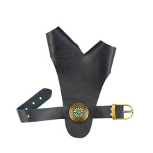 Finger Tab Guard Glove for Bow Shooting - Cow Leather with Adjustable Wrist Strap for Target Practice and Archery