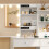 Vanity makeup Table Set Dressing Desk with 10 LED Lights Mirror 6