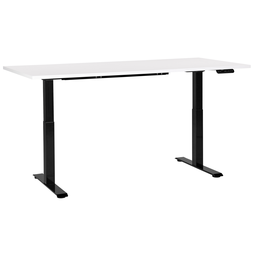 Electric Adjustable Standing Desk DESTINES White/ Black 180 cm 80 cm