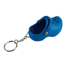 (Blue)100%New,Mini Crocs Sandal Keychain Charm Keyring Key Holder Novelty keychain Gift