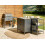 Beliani Outdoor Kitchen Island VILAMA Metal Black 2