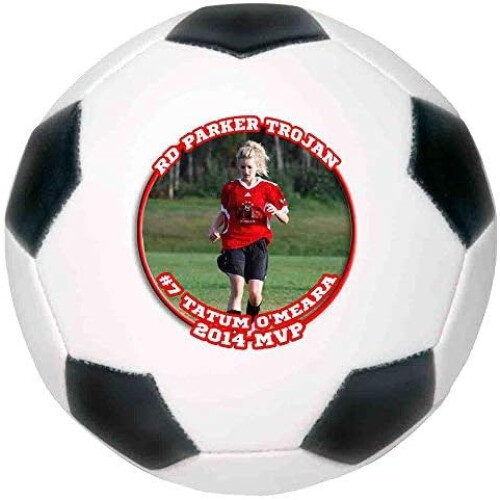 Personalized Custom Photo Soccer Ball - Full Size Regulation Size - Any Image, Text, or Logo Customization Available 2