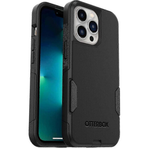 Compatible with iPhone 13 Pro Otterbox Commuter Series Protective Case in Black for Enhanced Durability