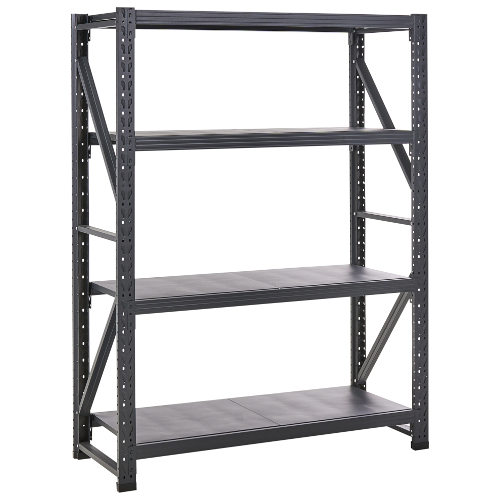 Garage Shelving FIUGGI Metal 150 cm 60 cm Black