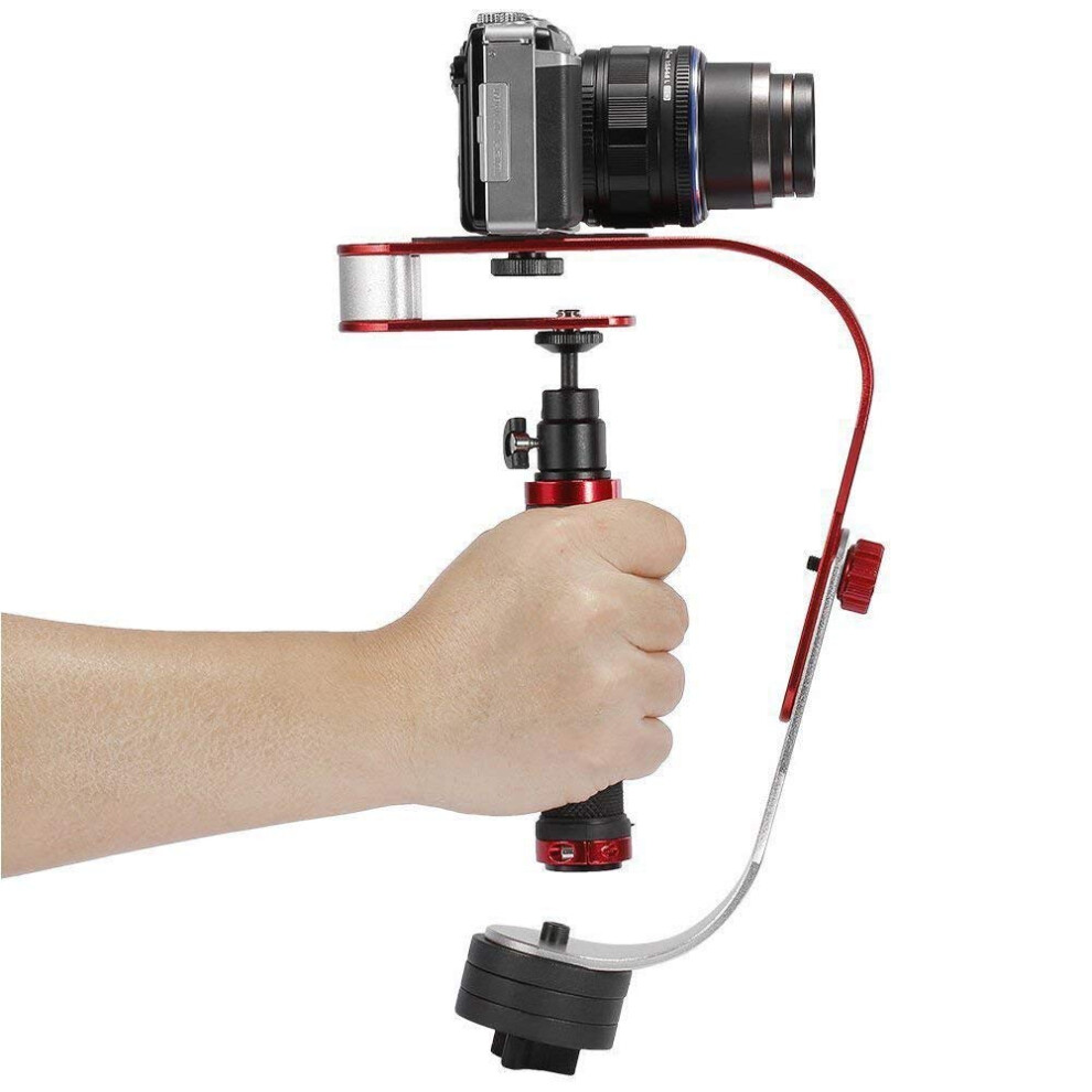 Pro Video Camera Stabilizer For Gopro, Smartphones, Canon, Nikon - Compatible With Cameras Up To 2.1 Lbs, Lightweight Design 6038364510112