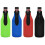 4-Pack Zip-Up Beer Bottle Cooler Sleeves, Insulated Jackets to Keep Drinks Cold 1