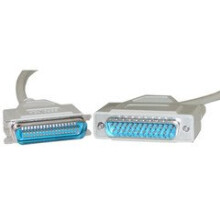 Printer Cable IEEE-1284 DB25 Male to Centronics 36 Male 6 Feet 18 Pair High-Speed Connection Cable