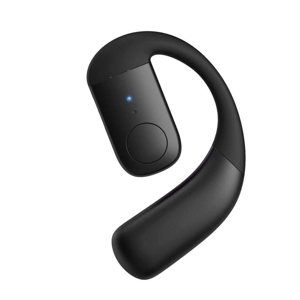 Single Bluetooth One Ear Earbud Open Ear Wireless Bone Conduction Headphones With Earhook For Sports And Running 6947110394817