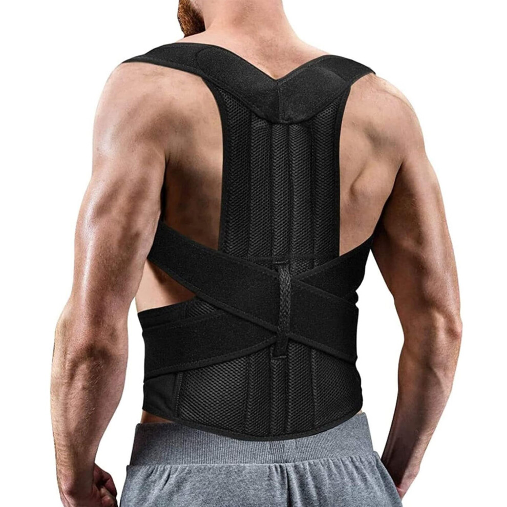 XS-5XL Posture Corrector Adjustable Back Brace for Men and Women, Plus Size Hunchback Support to Prevent Scoliosis