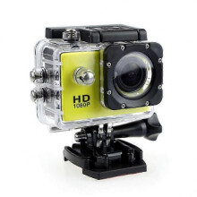 (yellow) Outdoor Action Camera Waterproof Submersible Camera Multifunctional HD 4K SJ4000 Underwater Sports DV