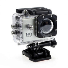 (grey) Outdoor Action Camera Waterproof Submersible Camera Multifunctional HD 4K SJ4000 Underwater Sports DV