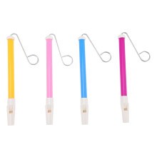 4 Pieces Slide Flute Kids Toy Plastic Slide Whistle for Parties, Fun Wind Instruments for Kids