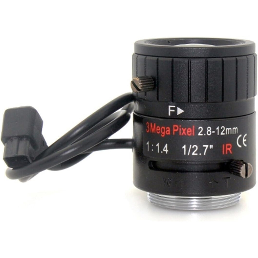 3Mp Varifocal Hd Cctv Lens 2.8-12Mm F1.4 Auto Iris Cs Mount For Ip Security Camera With Multilayer Coating 6447073884184