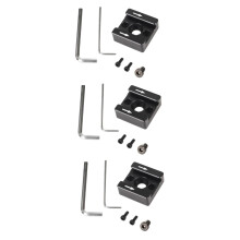 3 Sets Cold Shoe Mount Adapter for Camera Flash and LED Light, Easy Install Bracket, No Tools Required, Compatible with DSLR and Mirrorless Cameras