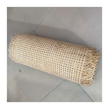 Rattan Tube Webbing 40 cm x 150 cm, Woven Hexagonal Rattan Netting for Chairs, Cabinets, DIY Furniture Projects