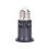 (Black)PBT Fireproof E27 Bulb Adapter Lamp Holder Base Socket Conversion with EU Plug 2