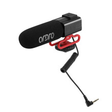 CM550 On-Camera Camcorder Microphone for Vlogging, YouTube, Live Streaming, Compatible with Nikon/Canon DSLR, Black
