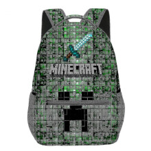 (6)Minecraft Primary And Secondary School Students' Schoolbags Children's Backpacks Backpacks For Primary School Students
