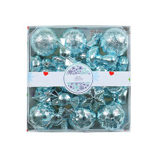 (Sky Blue) 28 pcs Christmas Balls Christmas Gifts