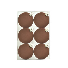 (Coffee) 6 pcs Christmas Balls Christmas Tree Decorations