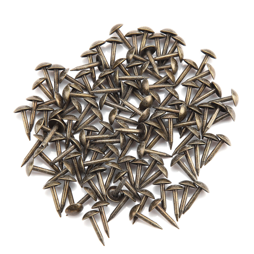 100Pcs Thicken Iron Staples Nails Fasteners For 8142674803463
