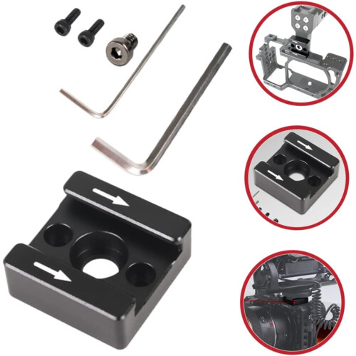 Camera Accessory Bracket Cold Shoe Mount Adapter 5 Sets for DSLR Sturdy Secure Fit Material Compatible with Multiple Models 2