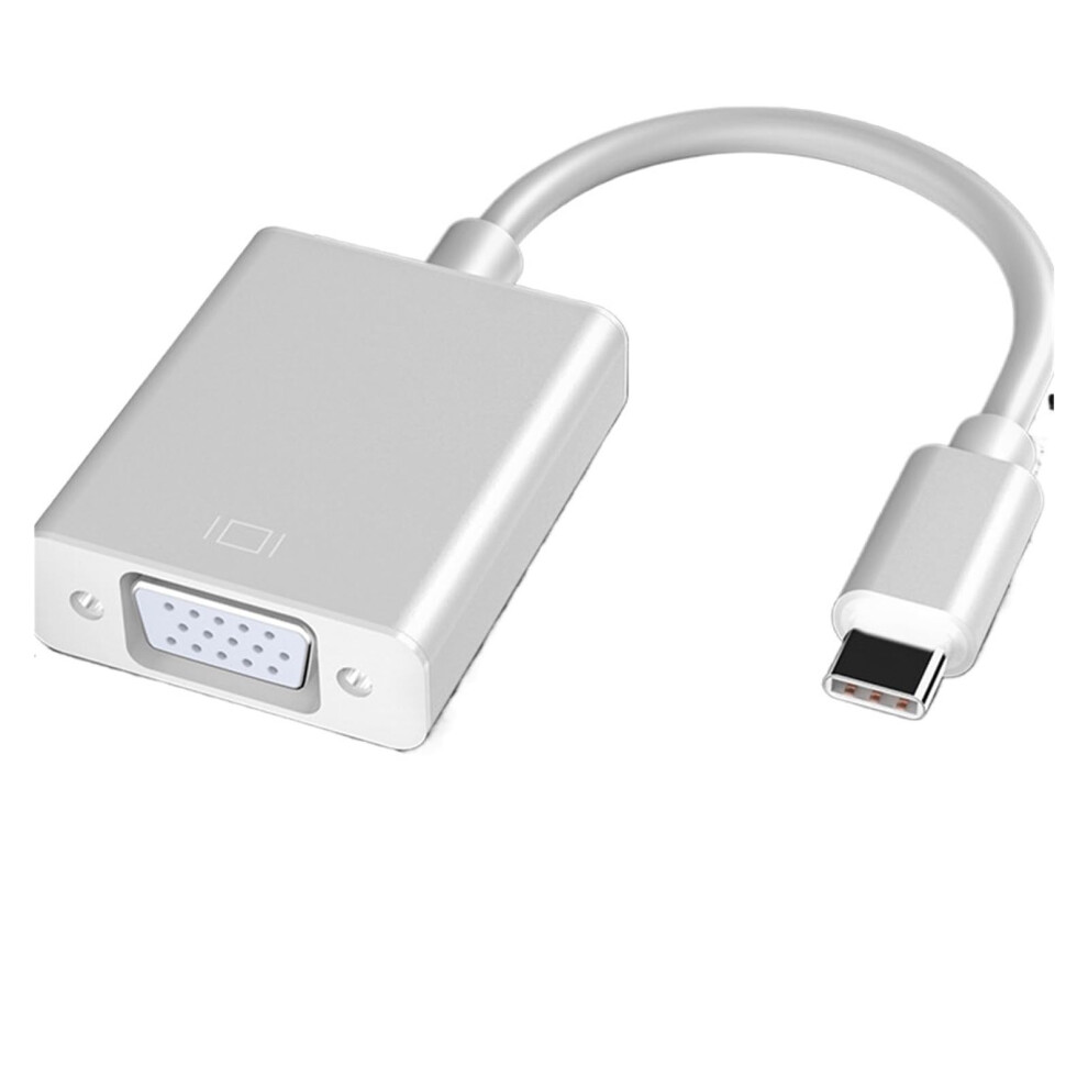 Type C To Female Vga Adapter Cable Usb 3.1 Compatible With Macbook And Surface Pro Color Converter Golden 6947110395821