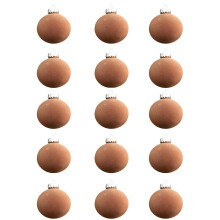 (brown) 15 pcs Christmas Balls Christmas Home Decoration