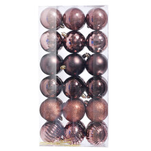 (Coffee) 36 pcs Christmas Balls Christmas Decorations