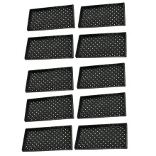Plant Trays for the Garden - Plastic Propagation Trays 54 x 28 x 5 cm with Holes, 10 Pack for Seed Starting and Planting
