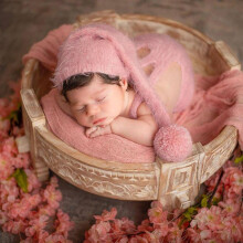 Newborn Baby Photography Props Outfits Cute Hat Pants Set for Infant Boy Girl Photoshoot, Soft Cotton Costume Set
